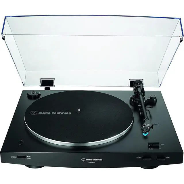 Alt view image 3 of 7 - Audio-Technica Fully Automatic Wireless Belt-drive Turntable w/ 12" Rubber Mat Bundle