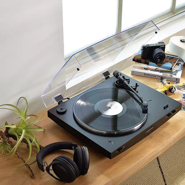 Alt view image 7 of 7 - Audio-Technica Fully Automatic Wireless Belt-drive Turntable w/ 12" Rubber Mat Bundle