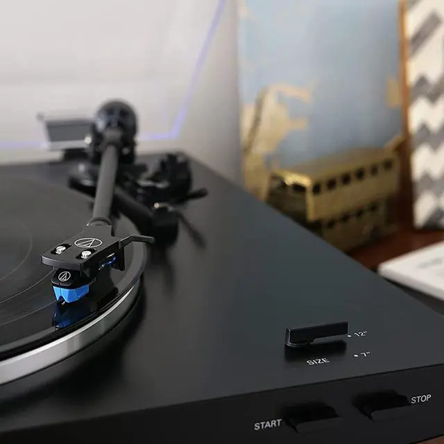 Alt view image 2 of 7 - Audio-Technica Fully Automatic Wireless Belt-drive Turntable, Black w/ 2Yr Warranty Bundle