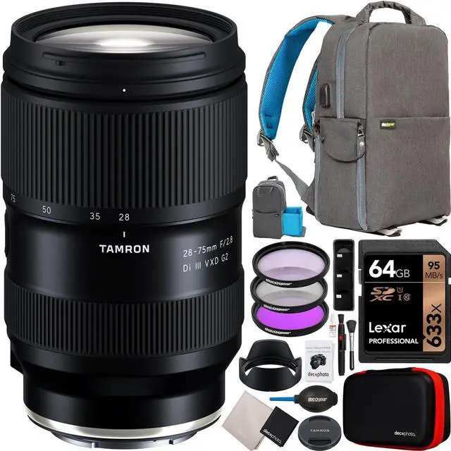 Main image of Tamron 28-75mm F/2.8 Di III VXD G2 Lens A063 for Sony E-Mount Full Frame Bundle