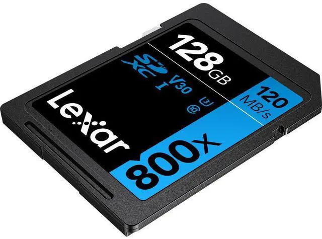 Alt view image 4 of 6 - Lexar 128GB High-Performance 800x UHS-I SDHC Memory Card BLUE Series - (2-Pack)