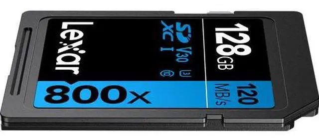 Alt view image 6 of 6 - Lexar 128GB High-Performance 800x UHS-I SDHC Memory Card BLUE Series - (2-Pack)