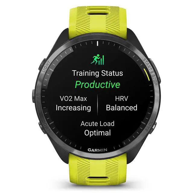 Alt view image 3 of 7 - Garmin Forerunner 965 Running Smartwatch Amp Yellow and Black + 2 Year Warranty