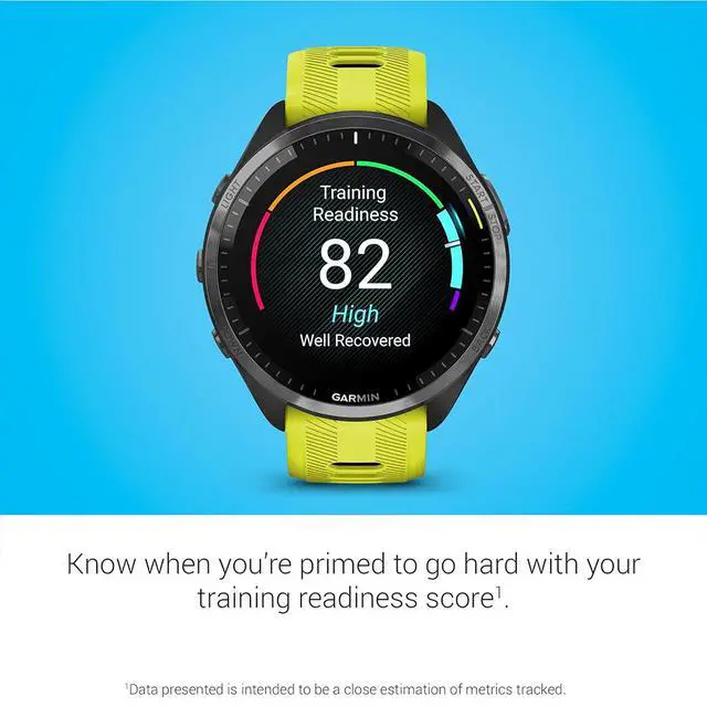 Alt view image 7 of 7 - Garmin Forerunner 965 Running Smartwatch Amp Yellow and Black + 2 Year Warranty