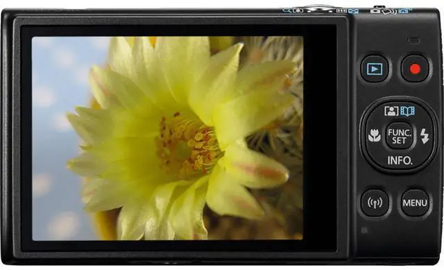 Alt view image 4 of 17 - Canon PowerShot ELPH 360 HS A (Black), 20.2MP CMOS, 12x Zoom, OIS, 1080p Full HD