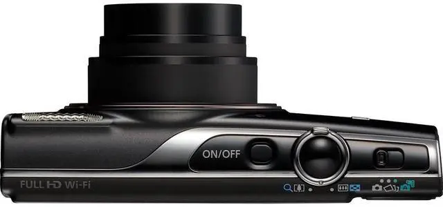 Alt view image 6 of 17 - Canon PowerShot ELPH 360 HS A (Black), 20.2MP CMOS, 12x Zoom, OIS, 1080p Full HD