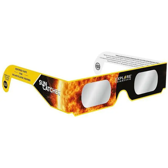 Alt view image 3 of 6 - Explore Scientific Sun Catcher Solar Eclipse Glasses - Certified Safe (25 Pack)