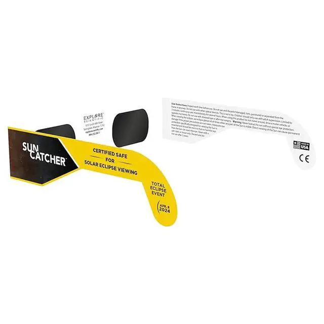 Alt view image 5 of 6 - Explore Scientific Sun Catcher Solar Eclipse Glasses - Certified Safe (25 Pack)