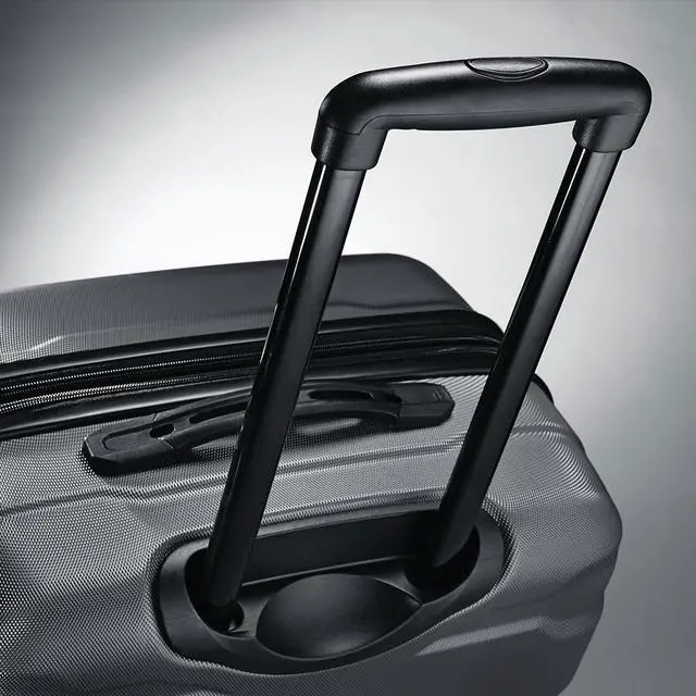 Alt view image 5 of 7 - Samsonite Omni Hardside Luggage 20" Spinner Charcoal with 10pc Accessory Kit