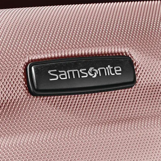 Alt view image 5 of 7 - Samsonite Omni Hardside Luggage 20" Spinner Pink with 10pc Accessory Kit