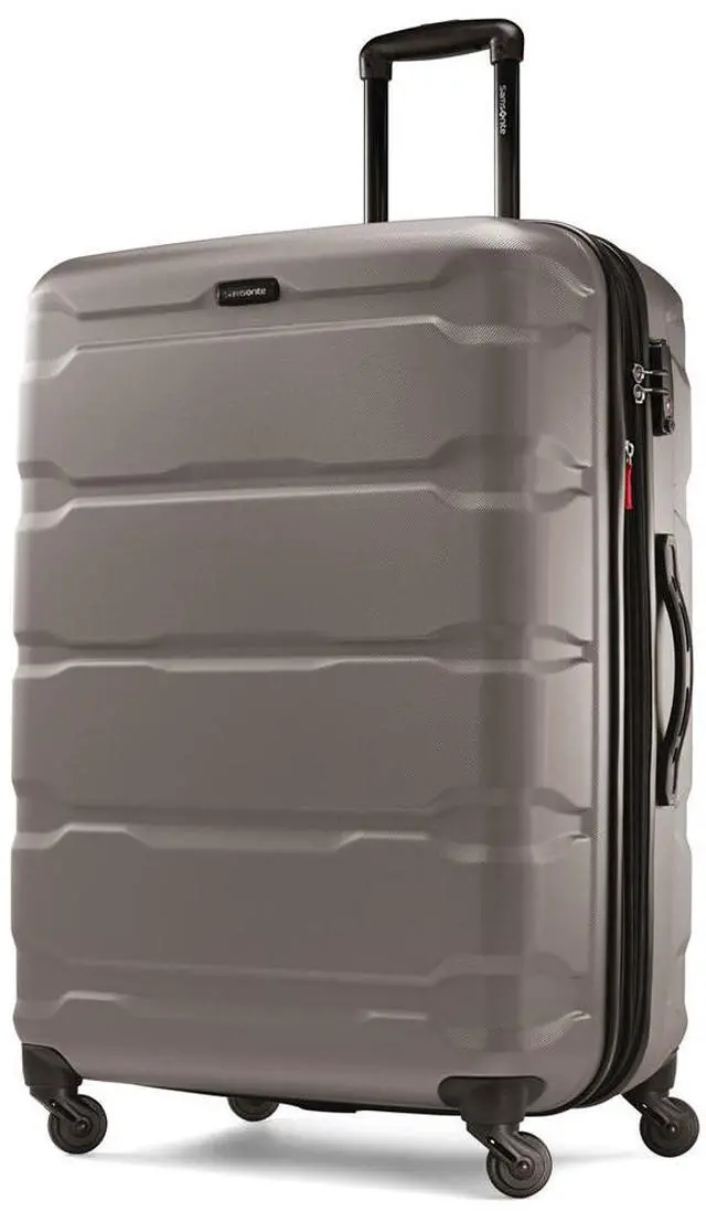 Alt view image 2 of 7 - Samsonite Omni Hardside Luggage 28" Spinner, Silver + 10pc Accessory Kit