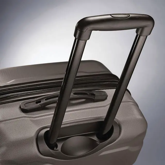 Alt view image 3 of 7 - Samsonite Omni Hardside Luggage 28" Spinner, Silver + 10pc Accessory Kit