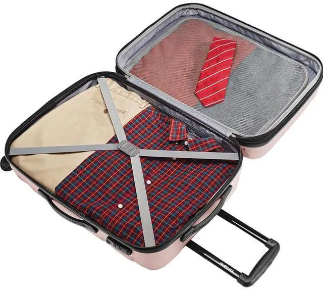 Alt view image 6 of 7 - Samsonite Omni Hardside Luggage 20" Spinner, Pink (68308-1694)