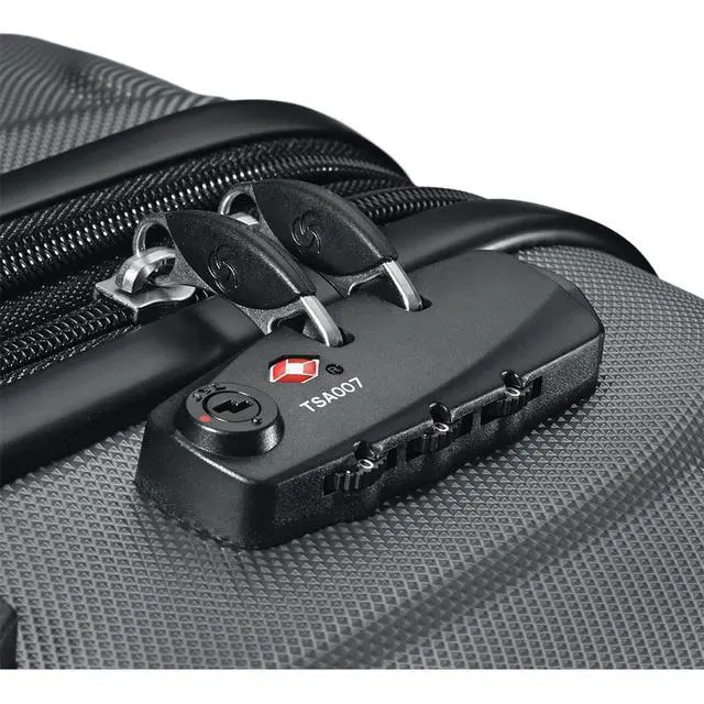 Alt view image 3 of 7 - Samsonite Omni Hardside Luggage 24" Spinner, Charcoal (68309-1174)