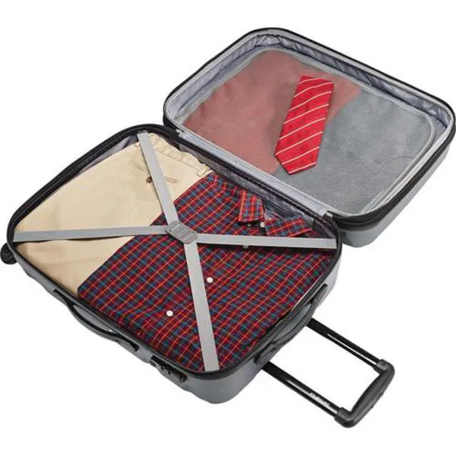 Alt view image 7 of 7 - Samsonite Omni Hardside Luggage 24" Spinner, Charcoal (68309-1174)