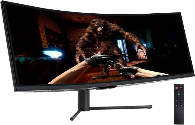 Alt view image 6 of 7 - Deco Gear 49" Curved Ultrawide 5K Monitor 5120x1440 DGHD, 120Hz, 101% NTSC, 100% sRGB