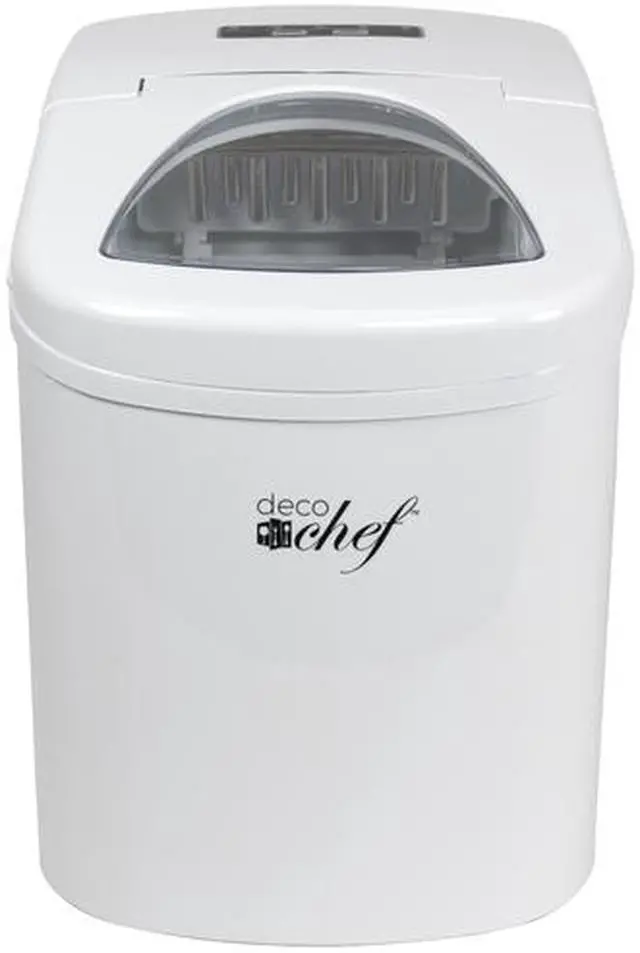 Main image of Deco Gear Rapid Electric Party Ice Maker Compact Top Load 26 Lbs. Per Day Capacity Great For Hosting Never Run Out Of Ice Again (Red)