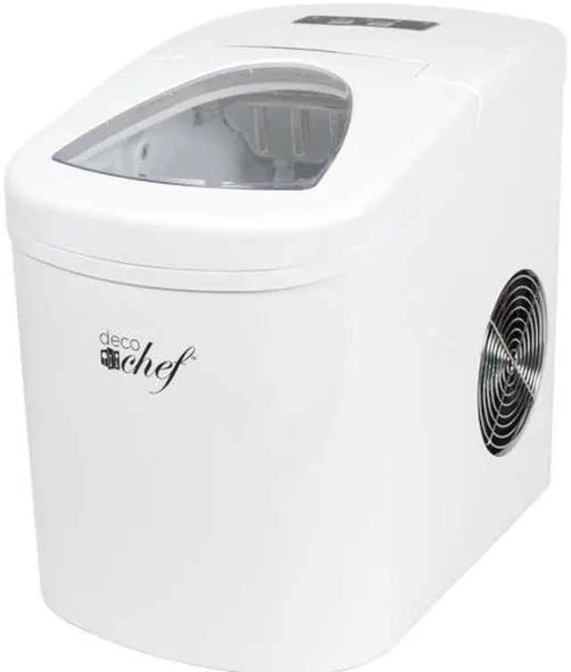 Alt view image 5 of 5 - Deco Gear Rapid Electric Party Ice Maker Compact Top Load 26 Lbs. Per Day Capacity Great For Hosting Never Run Out Of Ice Again (Red)