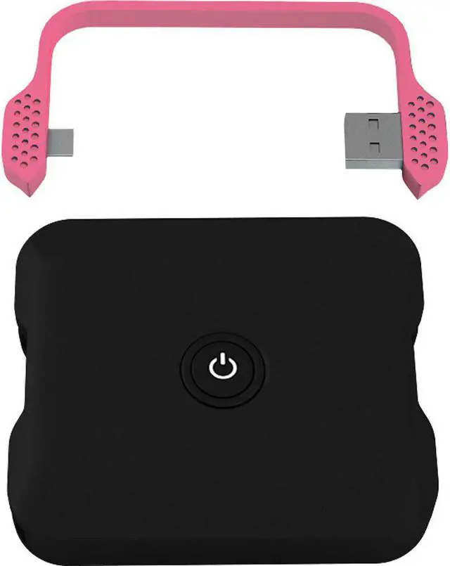 Alt view image 3 of 3 - uNu Enerpak Flexi Portable USB Battery Pack with Integrated Charging Cable - Pink