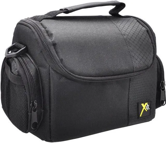 Alt view image 2 of 7 - XIT Deluxe Digital Camera/Video Padded Carrying Case-Medium