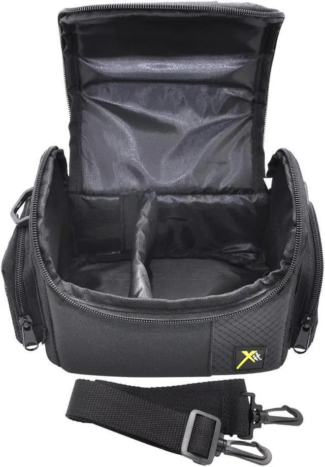 Alt view image 4 of 7 - XIT Deluxe Digital Camera/Video Padded Carrying Case-Medium
