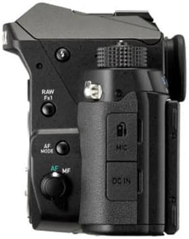 Alt view image 3 of 15 - Pentax KP 24.3MP CMOS Ultra Compact Full HD Digital SLR Camera - Black (Body Only)