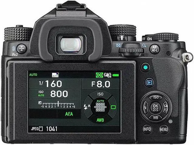 Alt view image 2 of 15 - Pentax KP 24.3MP CMOS Ultra Compact Full HD Digital SLR Camera - Black (Body Only)