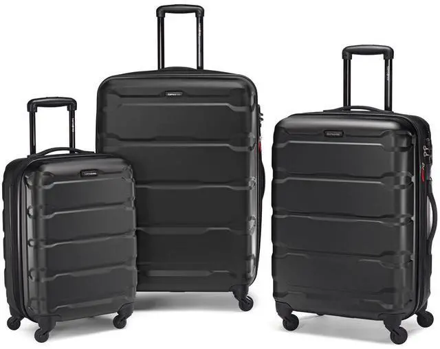 Alt view image 13 of 17 - Samsonite Omni PC Hardside Luggage, Black, Checked-Large