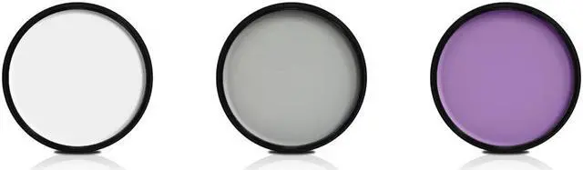 Main image of Vivitar 82mm 3-Piece Filter Kit (UV, FLD, CPL) - VIV-FK3-82