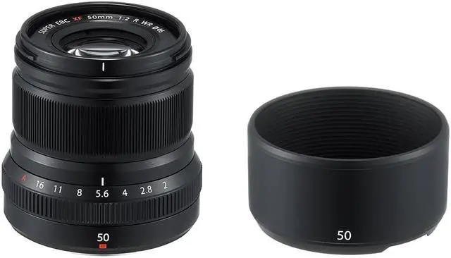 Alt view image 6 of 20 - Fujifilm XF 50mm f/2 R WR Lens (Black)