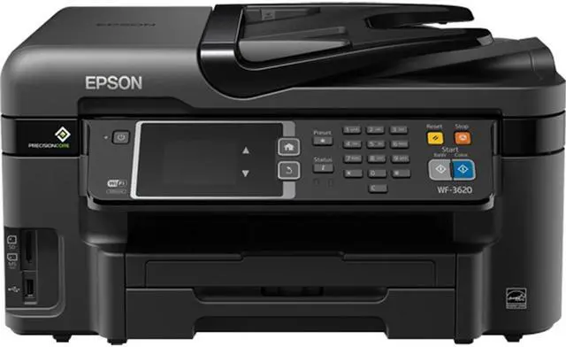 Alt view image 16 of 20 - Epson WorkForce WF-3620 (C11CD19201) Duplex up to 4800 x 1200 optimized dpi wireless 4-in-One Printer