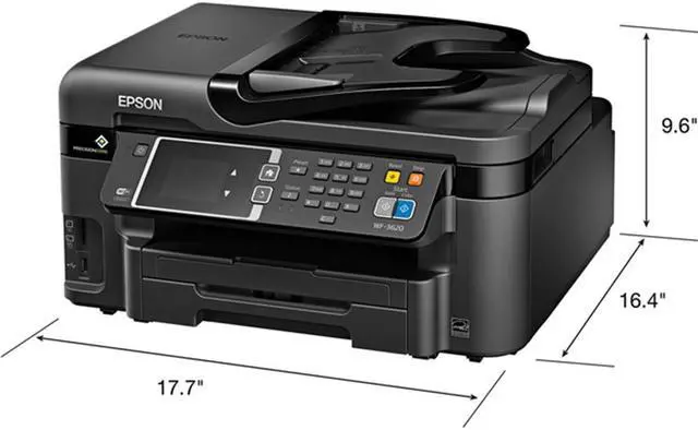 Alt view image 15 of 20 - Epson WorkForce WF-3620 (C11CD19201) Duplex up to 4800 x 1200 optimized dpi wireless 4-in-One Printer