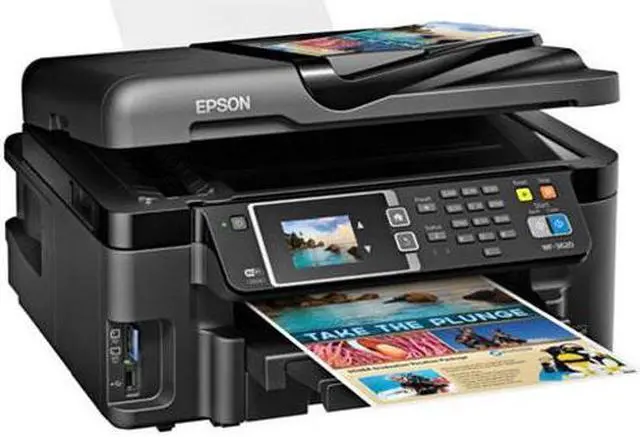 Alt view image 12 of 20 - Epson WorkForce WF-3620 (C11CD19201) Duplex up to 4800 x 1200 optimized dpi wireless 4-in-One Printer