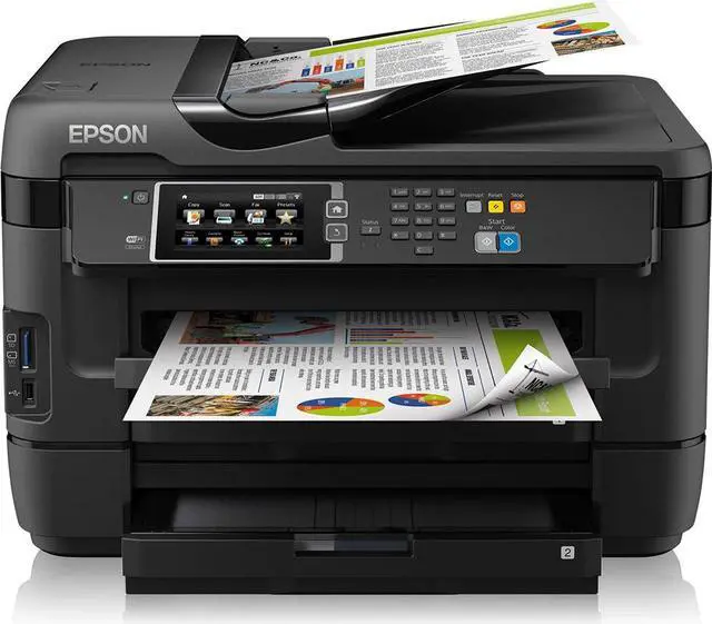 Alt view image 14 of 20 - Epson WorkForce WF-3620 (C11CD19201) Duplex up to 4800 x 1200 optimized dpi wireless 4-in-One Printer