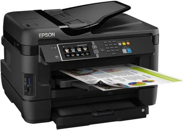 Alt view image 13 of 20 - Epson WorkForce WF-3620 (C11CD19201) Duplex up to 4800 x 1200 optimized dpi wireless 4-in-One Printer