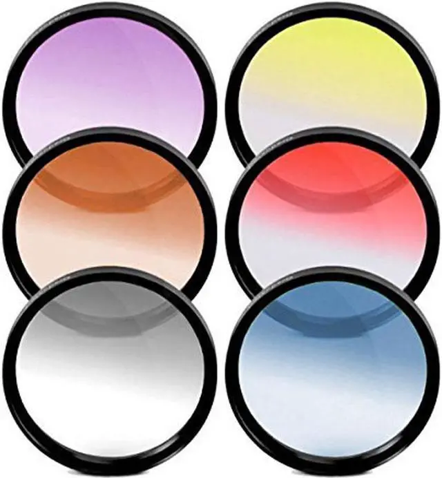 Alt view image 3 of 5 - Vivitar 40.5mm Graduated Color Multicoated Filter Set #VIV-FKGR6-40.5