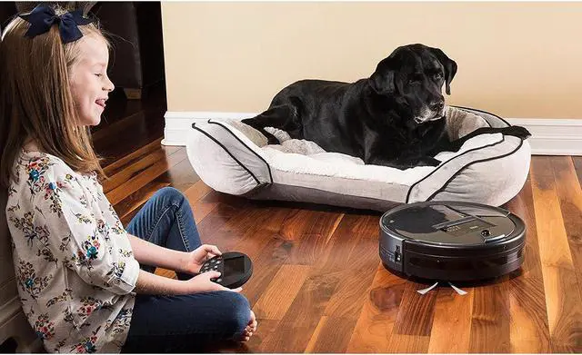 Alt view image 3 of 10 - bObsweep PetHair Plus Robotic Vacuum Cleaner and Mop, Charcoal - 726670294651