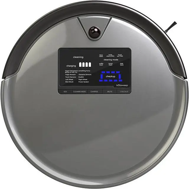 Main image of bObsweep PetHair Plus Robotic Vacuum Cleaner and Mop, Charcoal - 726670294651