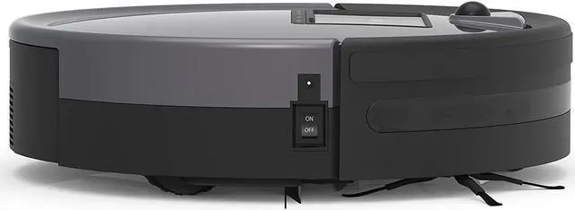 Alt view image 2 of 10 - bObsweep PetHair Plus Robotic Vacuum Cleaner and Mop, Charcoal - 726670294651