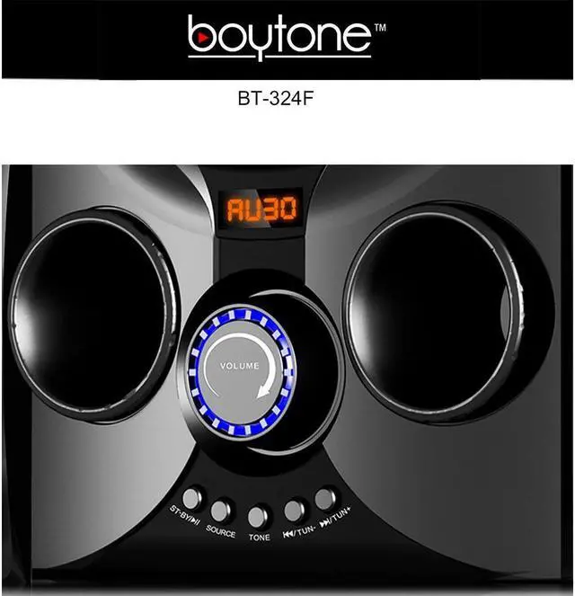 Alt view image 5 of 20 - Boytone BT-324F Bluetooth Speaker System