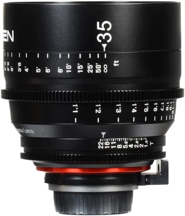 Alt view image 7 of 11 - Rokinon Xeen 35mm T/1.5 Pro Cine Lens (for Video DSLR PL Mount Cameras) Blackmagic PL Mount