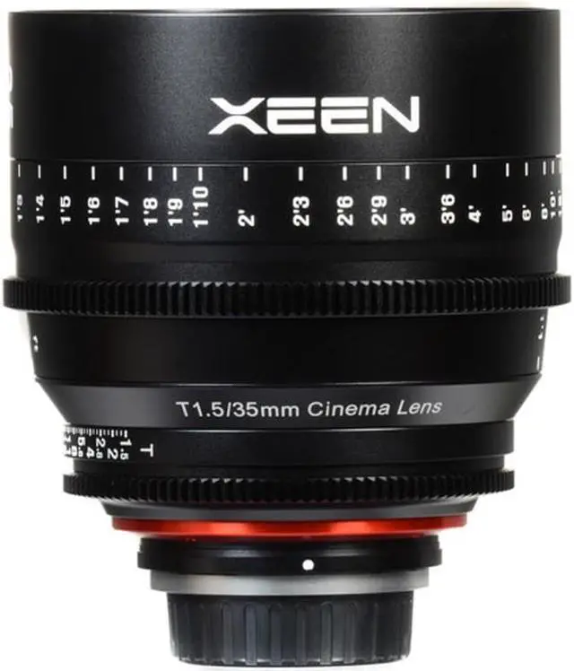 Alt view image 6 of 11 - Rokinon Xeen 35mm T/1.5 Pro Cine Lens (for Video DSLR PL Mount Cameras) Blackmagic PL Mount