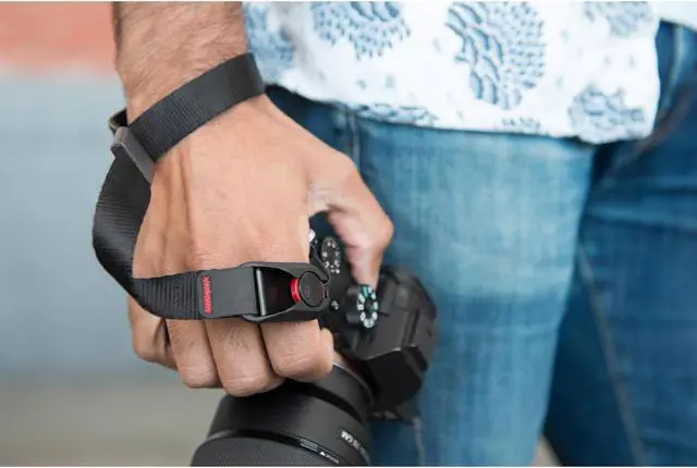 Alt view image 5 of 20 - Peak Design Cuff Camera Binocular Wrist Strap with Micro Anchor Connectors (Black) CF-BL-3