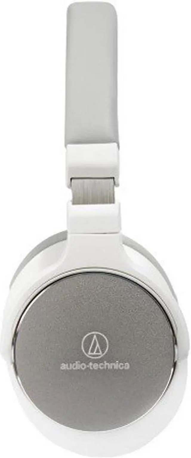 Alt view image 4 of 9 - Audio Technica Hi-Res Wireless On-Ear Headphones with Mic & Controls, White (ATH-SR5BTWH)