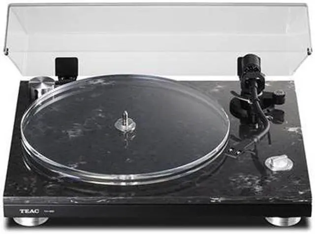 Alt view image 4 of 15 - TEAC TN-550 2-Speed Analog Turntable with Cartridge (Black)