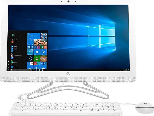 Alt view image 5 of 8 - HP All-in-One Computer 24-e040 Intel Core i3-7100U 8GB DDR4 1TB HDD 23.8" Windows 10 Home 64-Bit