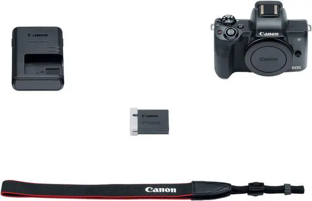 Alt view image 3 of 20 - Canon EOS M50 Mirrorless Digital Camera (Body Only, Black)