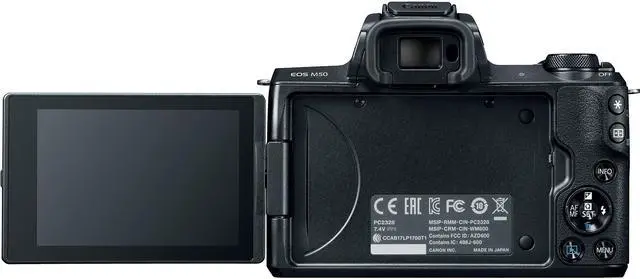 Alt view image 2 of 20 - Canon EOS M50 Mirrorless Digital Camera (Body Only, Black)