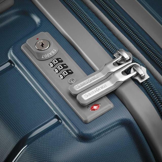 Alt view image 5 of 8 - Samsonite 28"Freeform Hardside Expandable Spinner, Checked-Large Navy 78257-1596