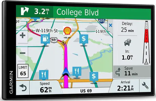Alt view image 5 of 7 - Garmin DriveSmart 61 NA LMT-S GPS w/ Smart Features  1 Year Warranty